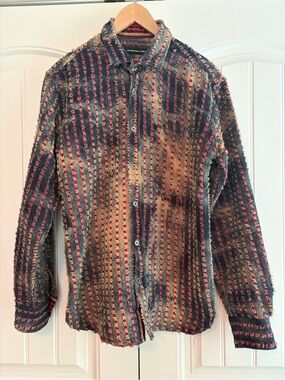 International Laundry Limited Edition Men's Patriotic Button Down Shirt Size L